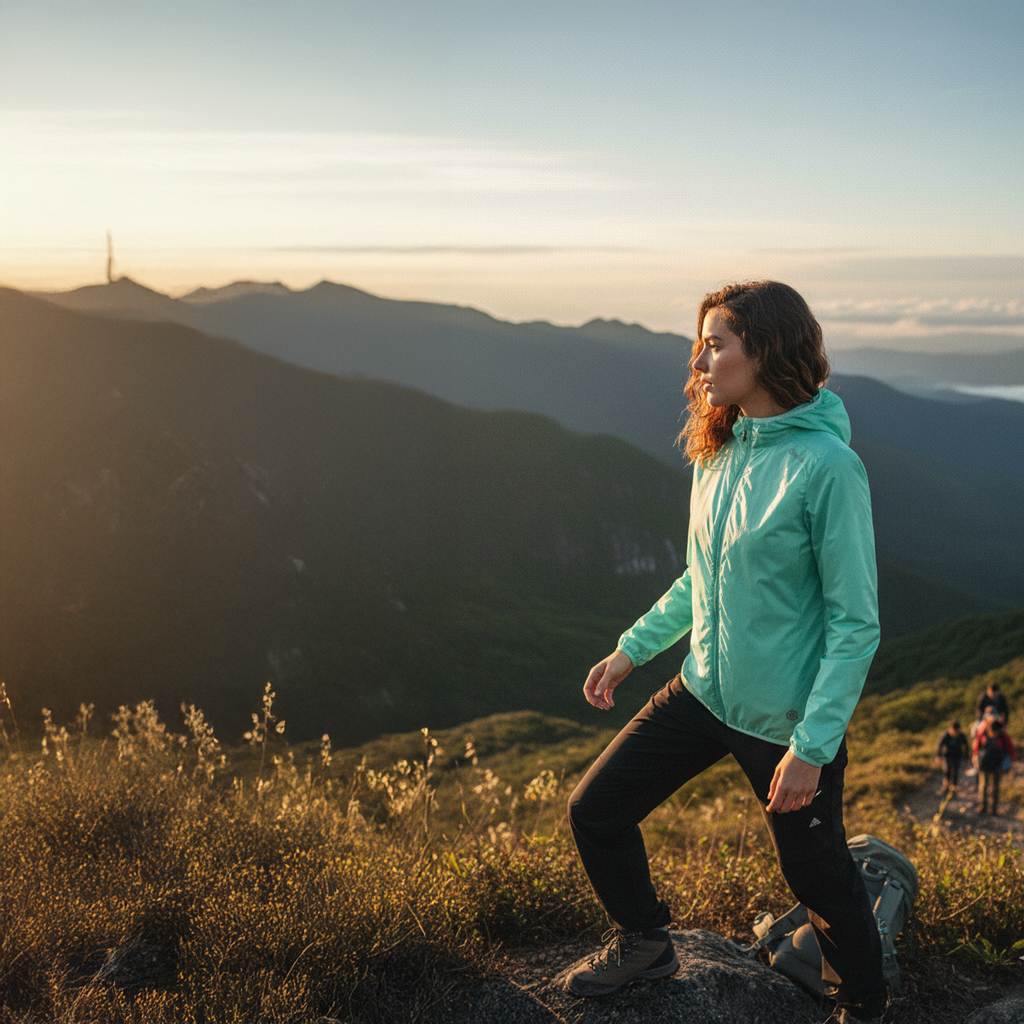 Cordilheira Whisper Women’s Waterproof UV40+ Windbreaker