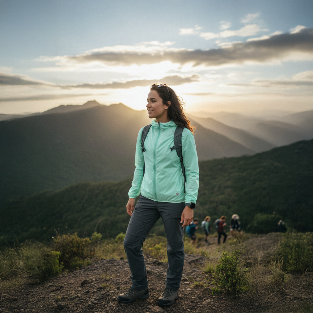 Cordilheira Whisper Women’s Waterproof UV40+ Windbreaker