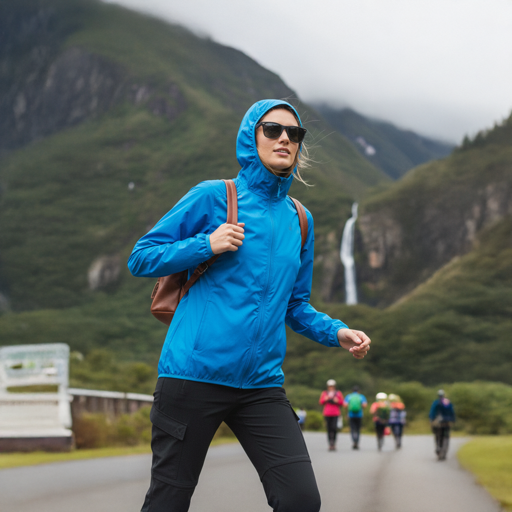 Cordilheira Whisper Women’s Waterproof UV40+ Windbreaker