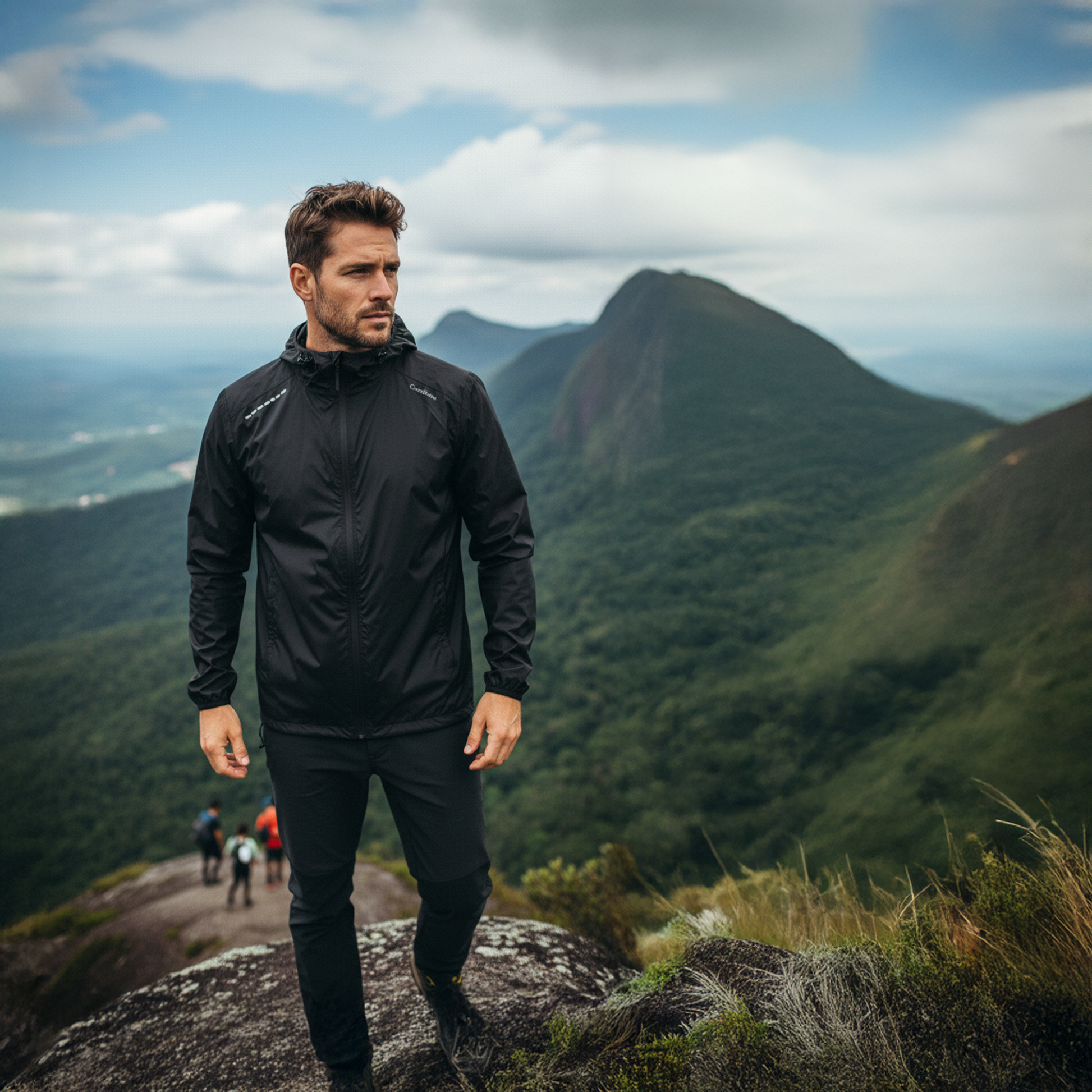 Cordilheira Whisper Men’s Waterproof UV40+ Windbreaker