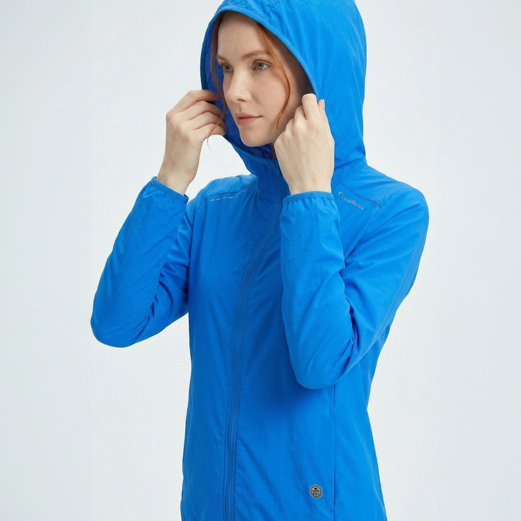 Cordilheira Whisper Women’s Waterproof UV40+ Windbreaker