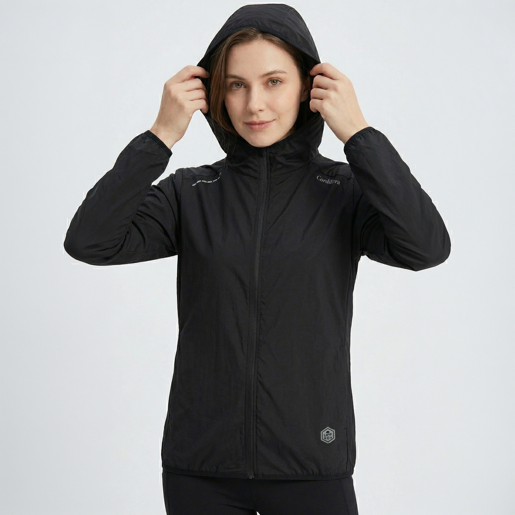 Cordilheira Whisper Women’s Waterproof UV40+ Windbreaker