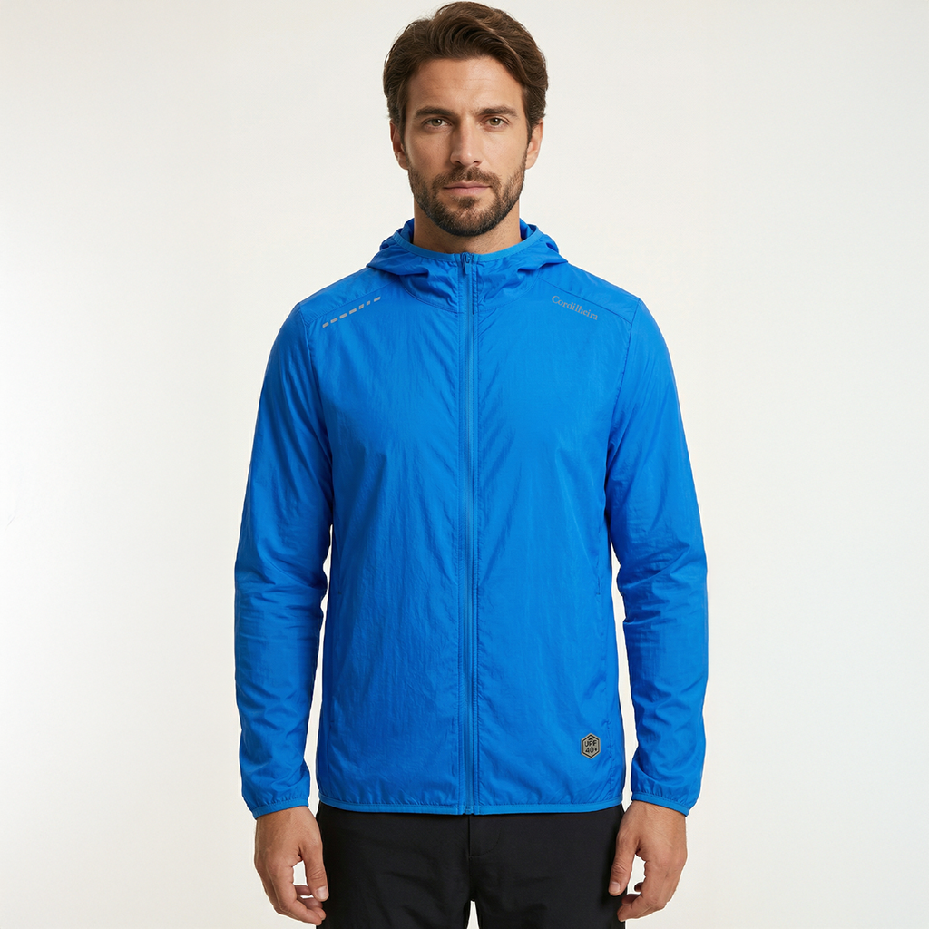 Cordilheira Whisper Men’s Waterproof UV40+ Windbreaker