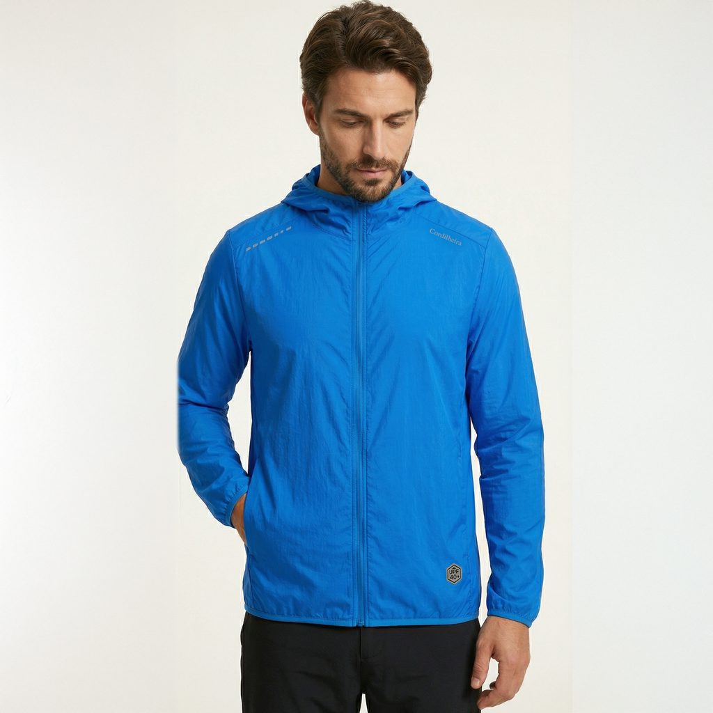 Cordilheira Whisper Men’s Waterproof UV40+ Windbreaker