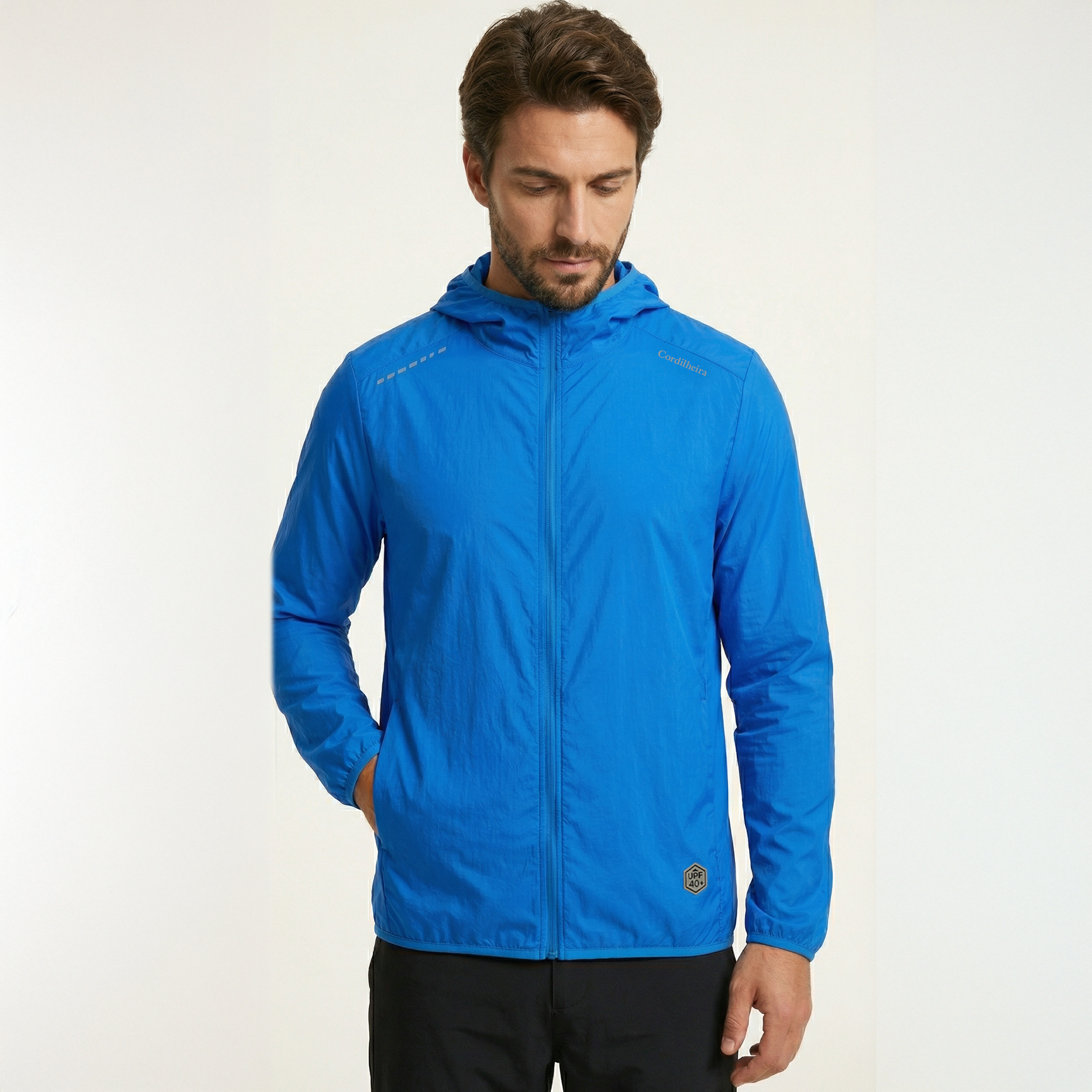 Cordilheira Whisper Men’s Waterproof UV40+ Windbreaker