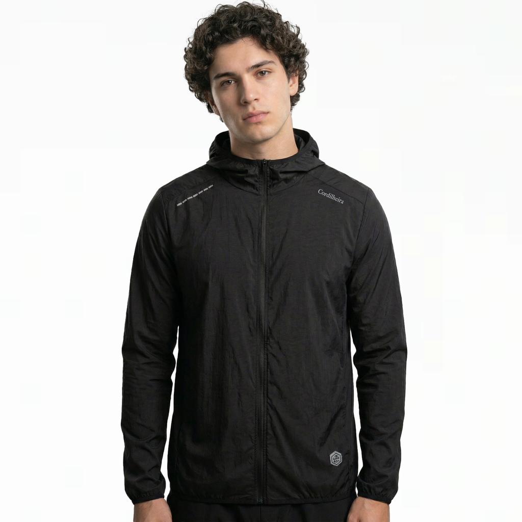 Cordilheira Whisper Men’s Waterproof UV40+ Windbreaker
