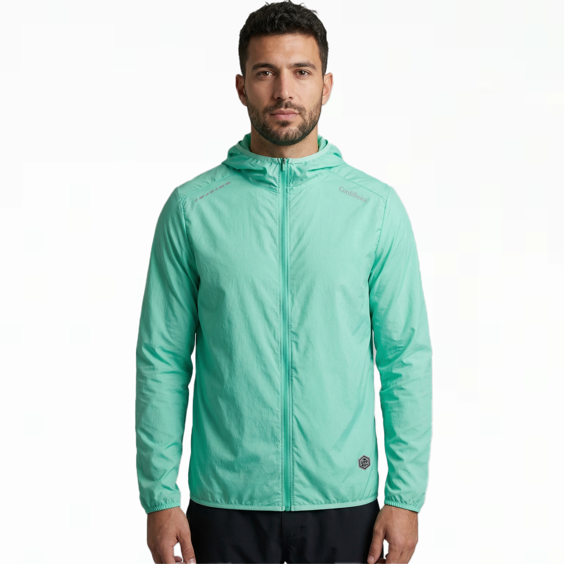 Cordilheira Whisper Men’s Waterproof UV40+ Windbreaker