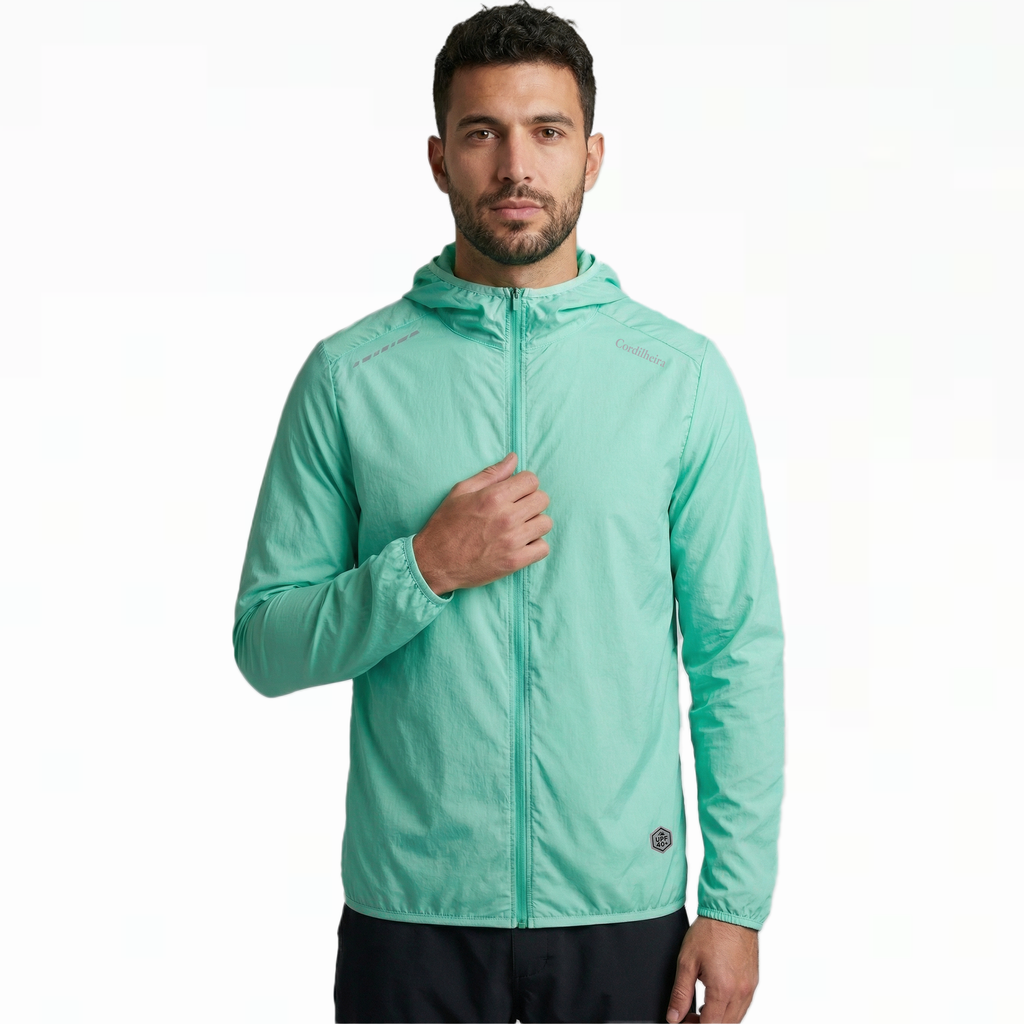 Cordilheira Whisper Men’s Waterproof UV40+ Windbreaker