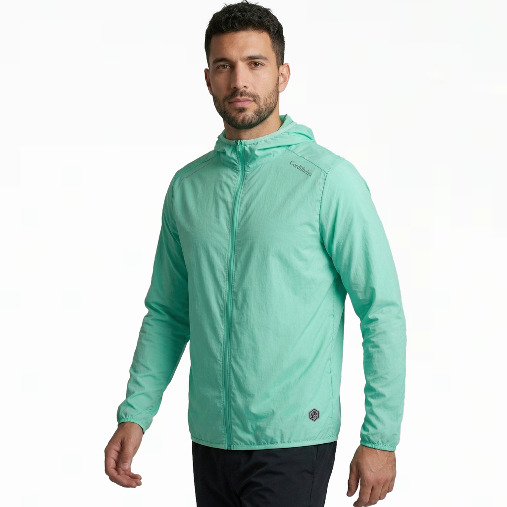 Cordilheira Whisper Men’s Waterproof UV40+ Windbreaker