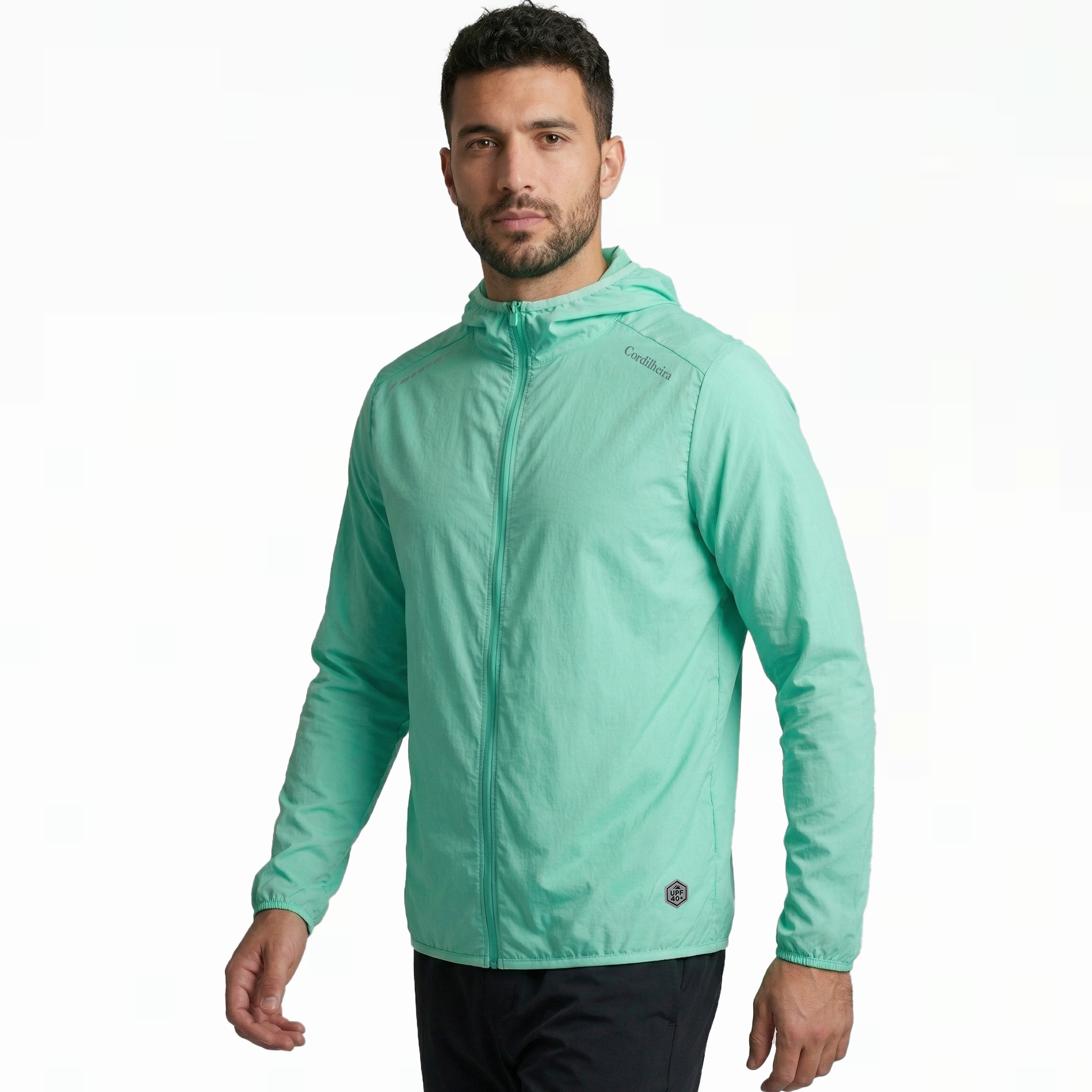 Cordilheira Whisper Men’s Waterproof UV40+ Windbreaker