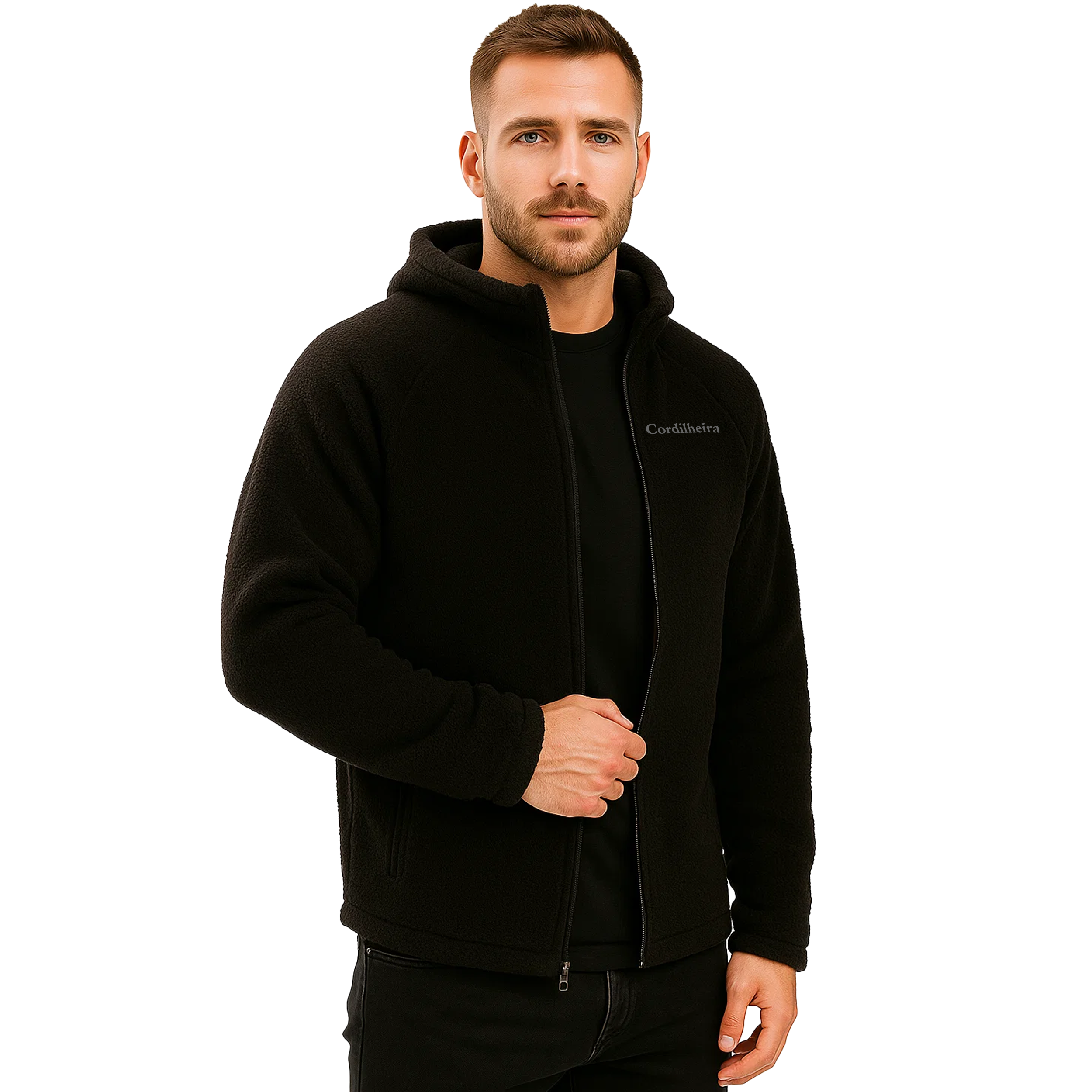 CORDILHEIRA MEN’S FLEECE HOODED JACKET