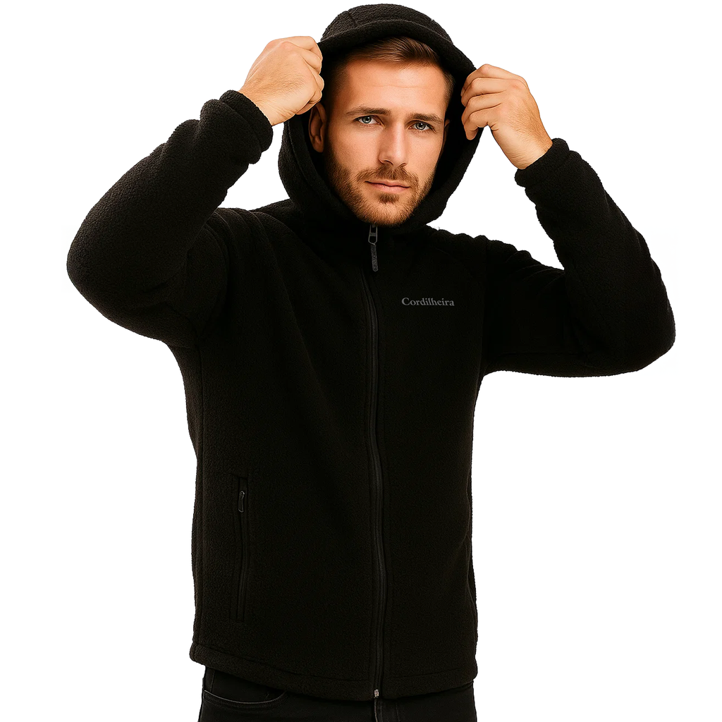 CORDILHEIRA MEN’S FLEECE HOODED JACKET