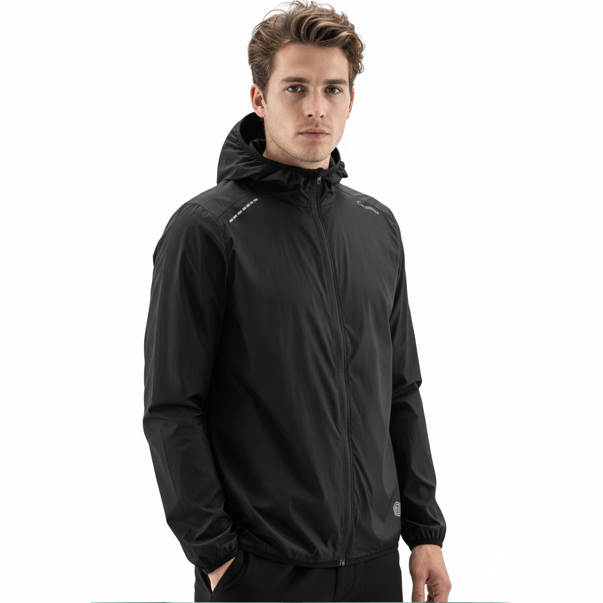 Cordilheira Whisper Men’s Waterproof UV40+ Windbreaker