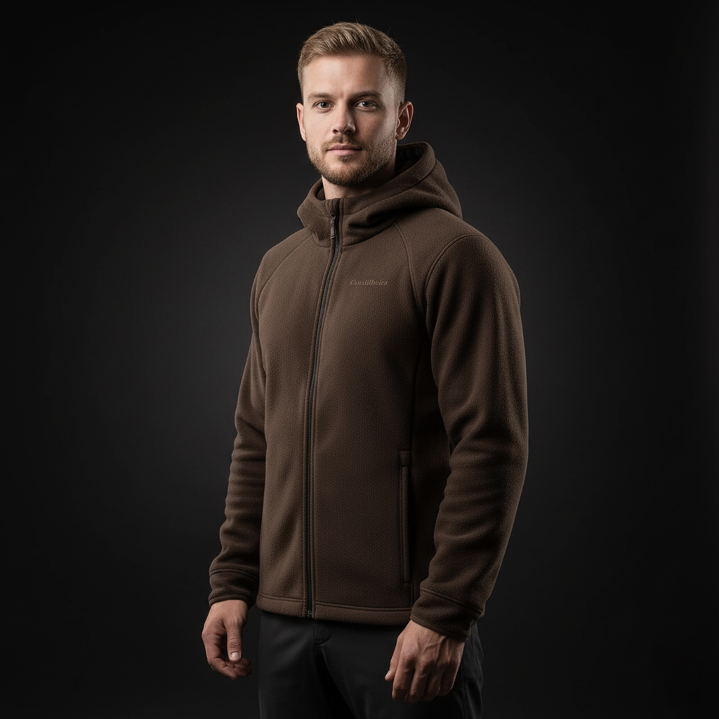 CORDILHEIRA MEN’S FLEECE HOODED JACKET
